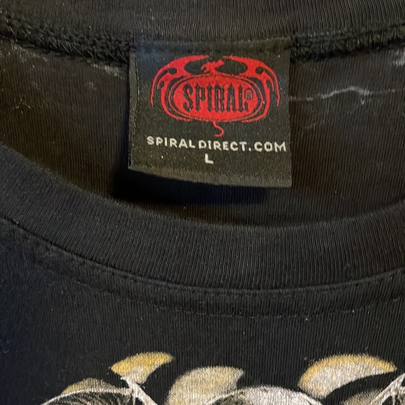 GOTH WRAP ALLOVER SLEEVELESS T-SHIRT BLACK L - Picture 3 of 9